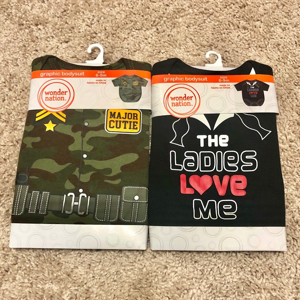 Onesies Ladies Love me and Major Cutie *Brand New*